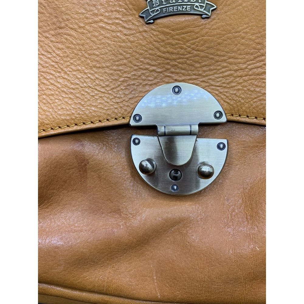 Pratesi Firenze Satchel Convertible Shoulder Bag Italian Calf Leather Co… - Picture 4 of 12